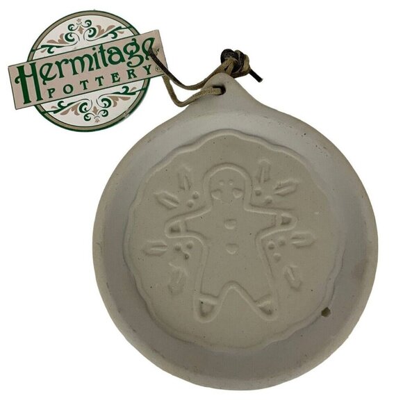 Hermitage Pottery Christmas Gingerbread Man Cookie Mold Stoneware 1999 - Picture 1 of 5